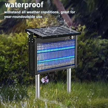 Solar Bug Zapper™ - Waterproof Outdoor Mosquito & Fly Killer with Auto Light Sensor