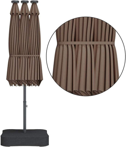 Double Sided Solar Umbrella