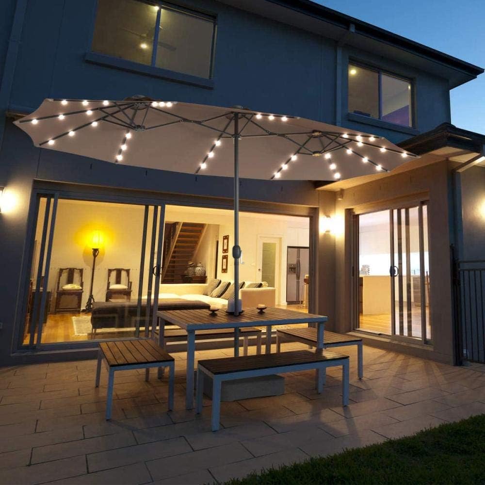 Double Sided Solar Umbrella