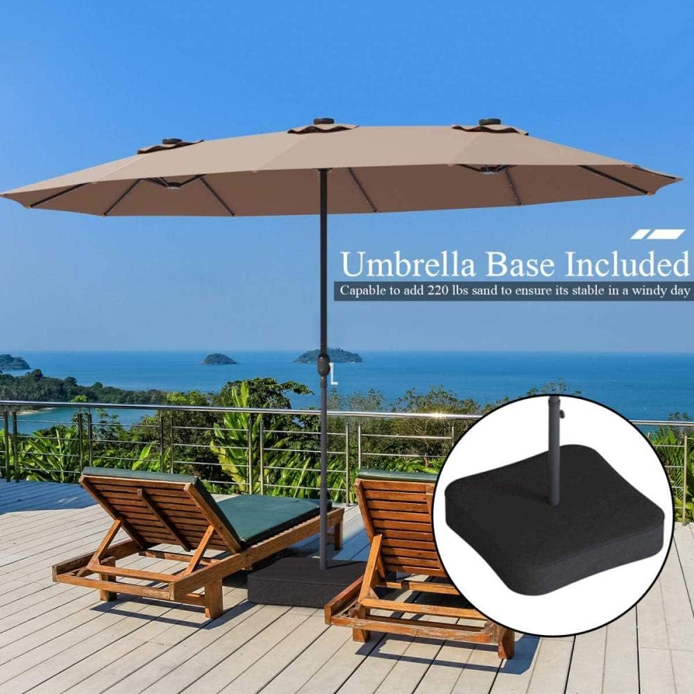 Double Sided Solar Umbrella