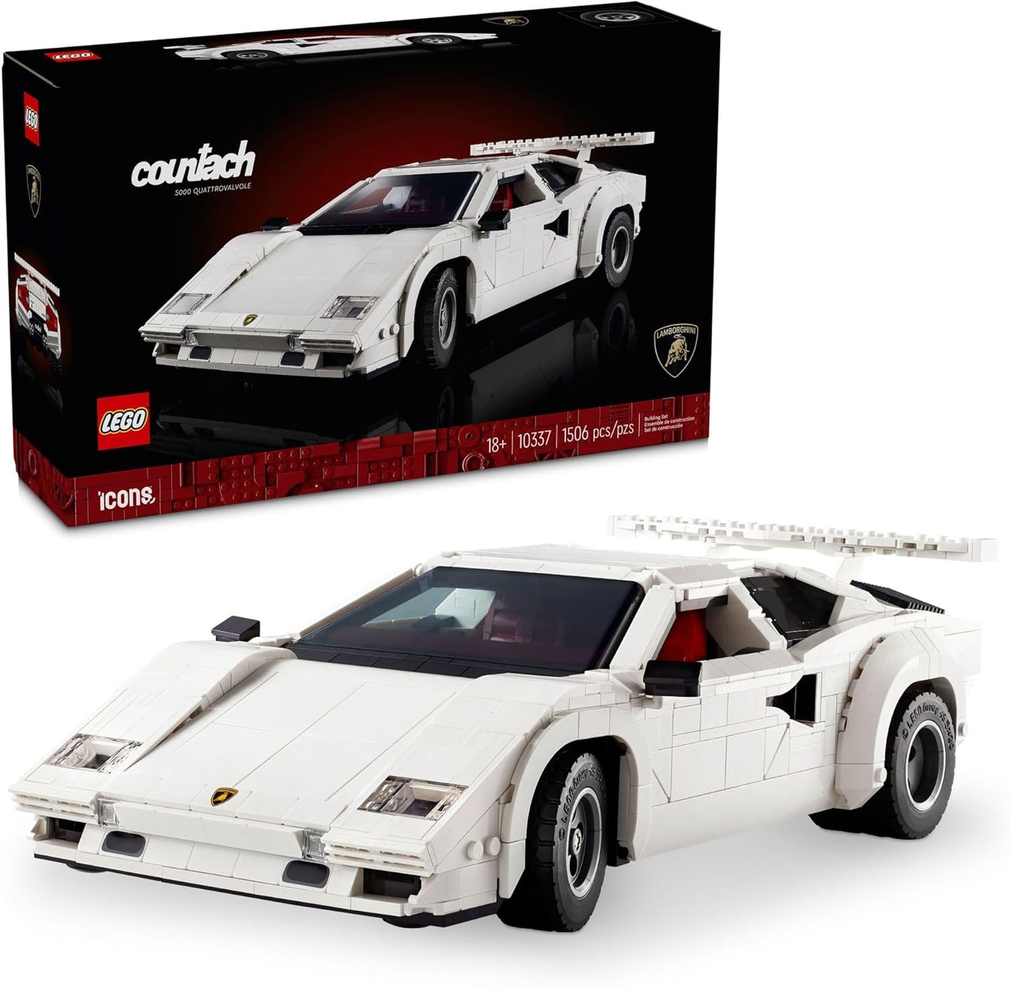 Lamborghini Countach 5000 Quattrovalvole — Build It Yourself Kit