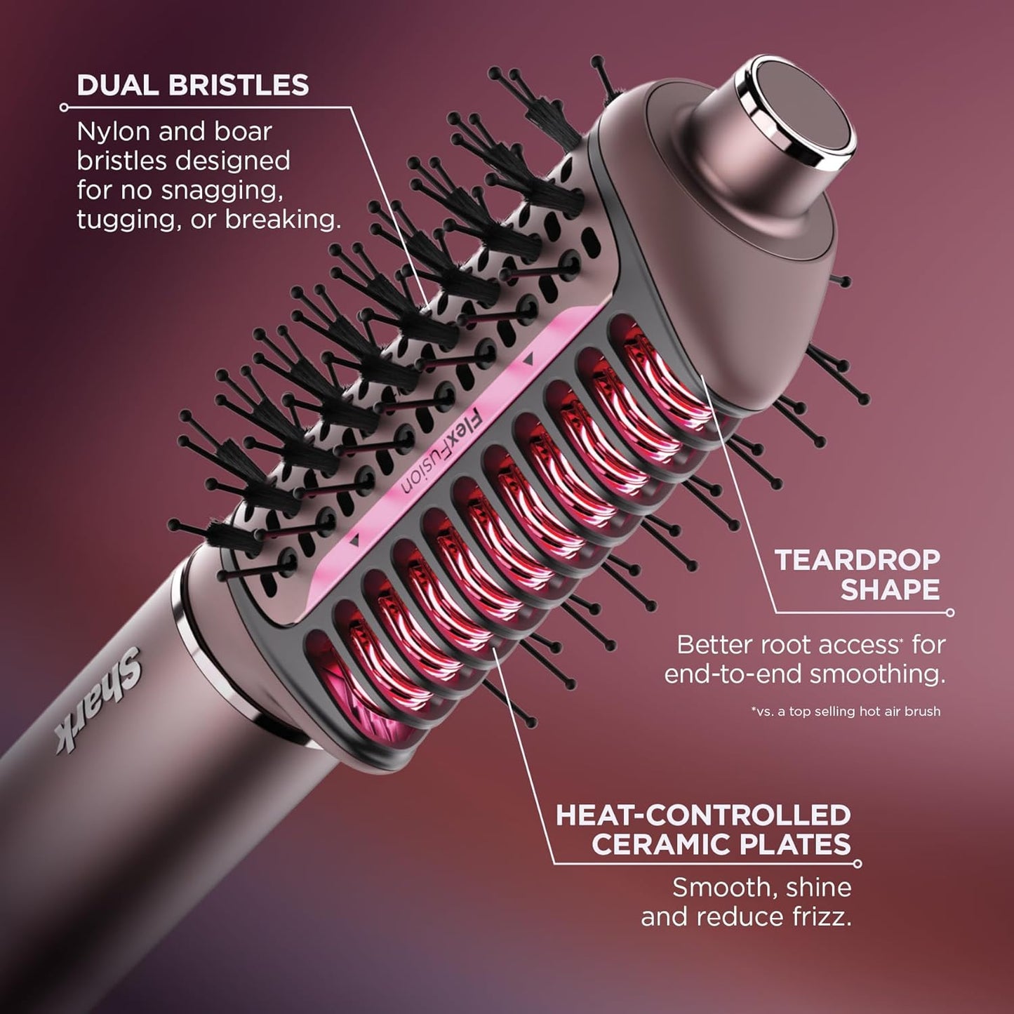 Shark FlexFusion Hair Straightener & Powerful Hair Dryer