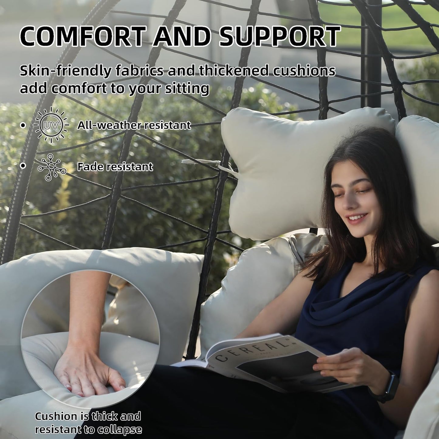 Double Indoor & Outdoor Swing Chair