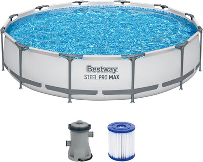 Bestway Steel Pro MAX Above Ground Pool Set with Filter Pump