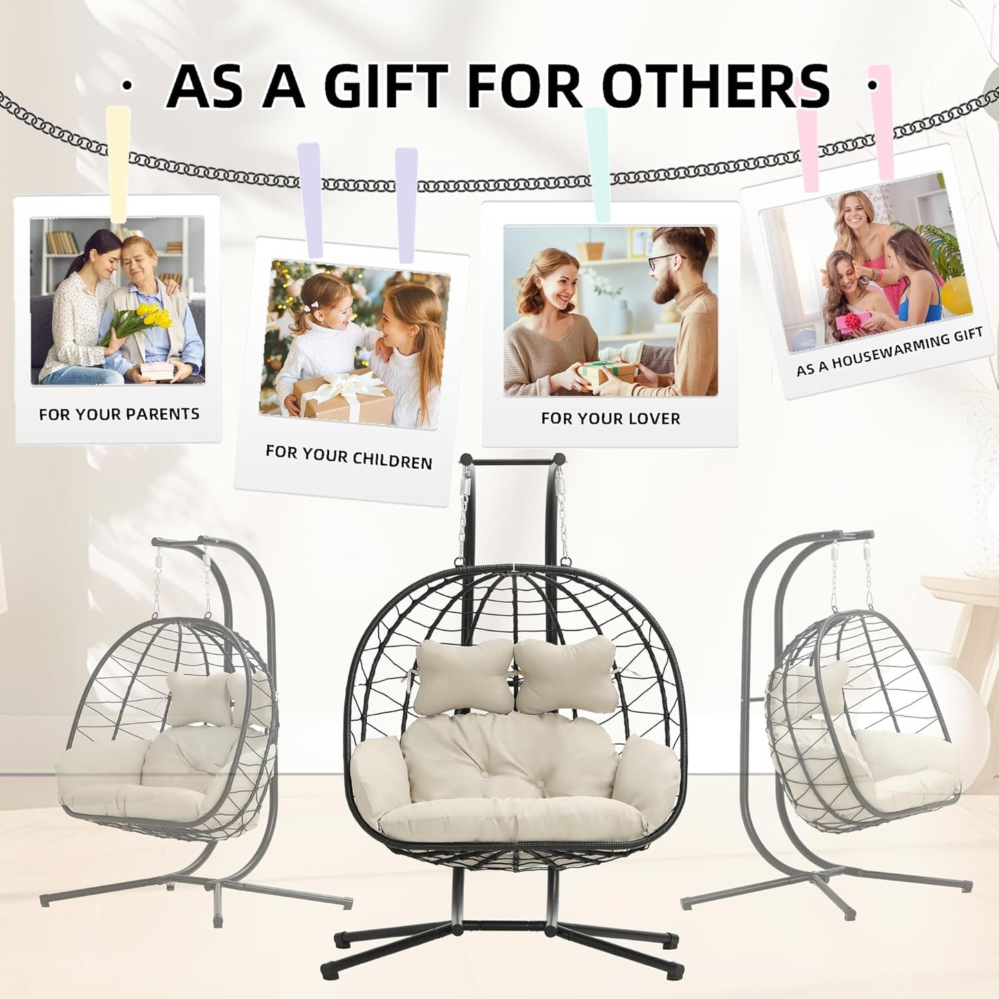Double Indoor & Outdoor Swing Chair