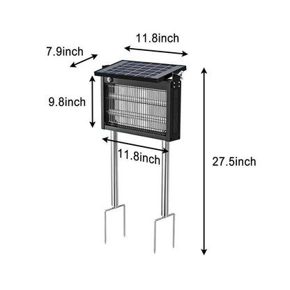 Solar Bug Zapper™ - Waterproof Outdoor Mosquito & Fly Killer with Auto Light Sensor