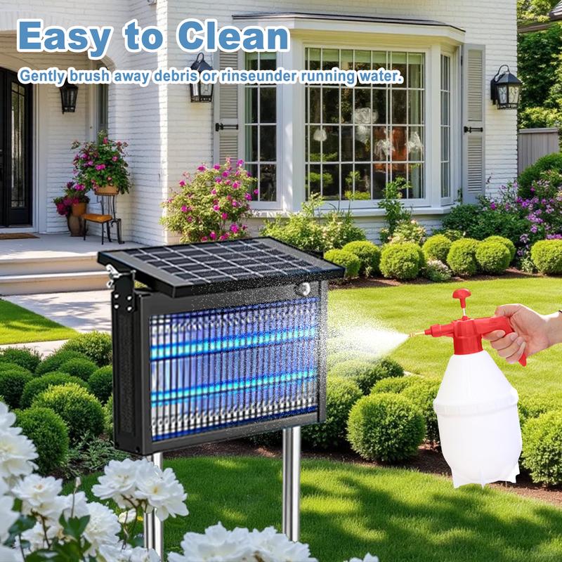 Solar Bug Zapper™ - Waterproof Outdoor Mosquito & Fly Killer with Auto Light Sensor
